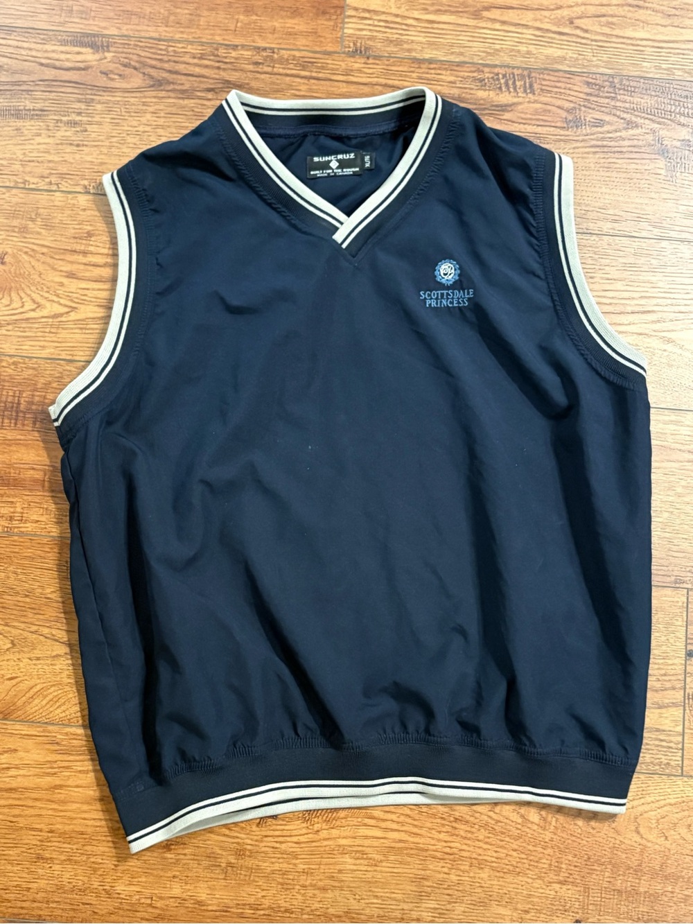 Suncruz Scottsdale Princess Golf Wind Vest Navy XL/TG Made in Canada